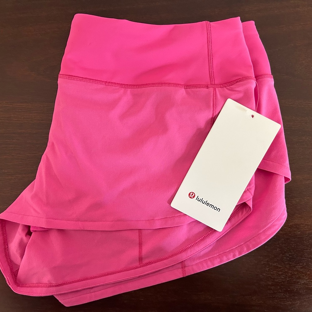 lululemon athletica Vibrant Pink Skort